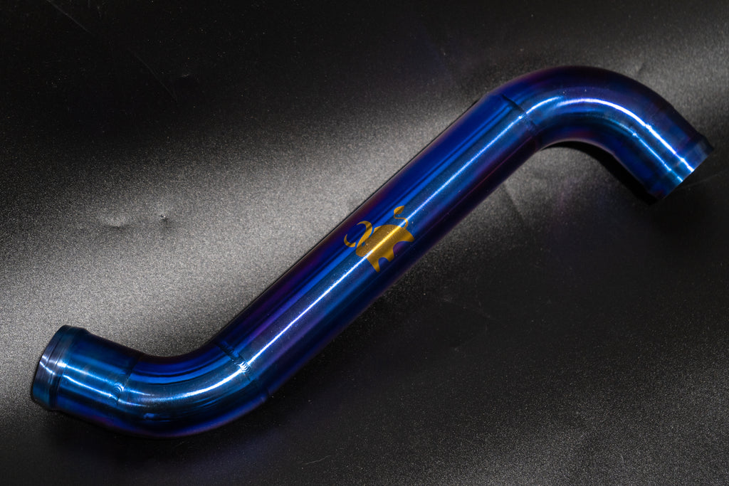 Titanium Pipe Radiator VB WRX Titanium Upper Radiator Pipe – BS Fab